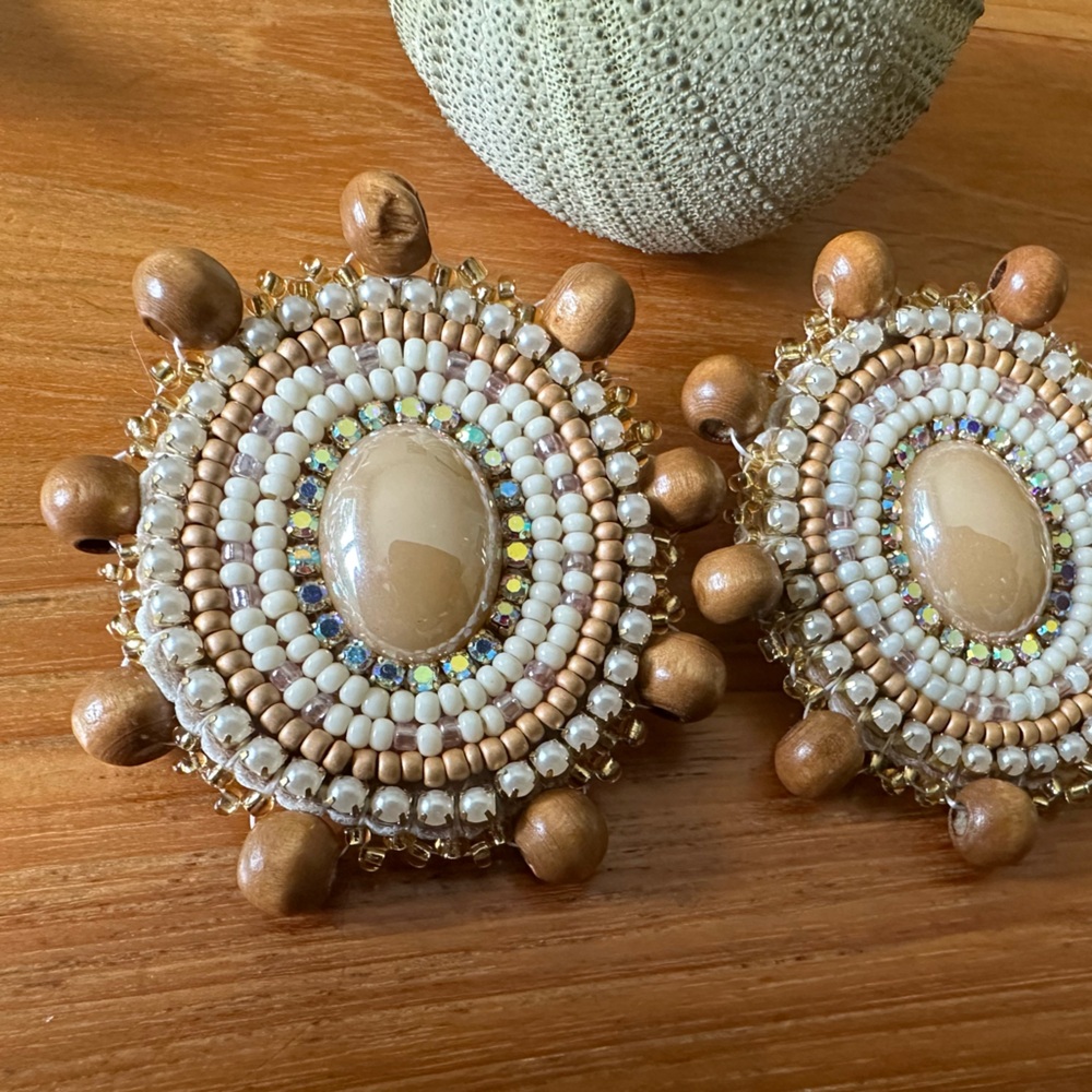 Handmade beaded earrings